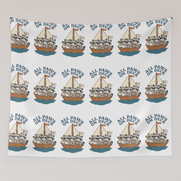 Item preview, Little Raccoon Captains: Nautical Adventure designed and sold by MWSailingClub.