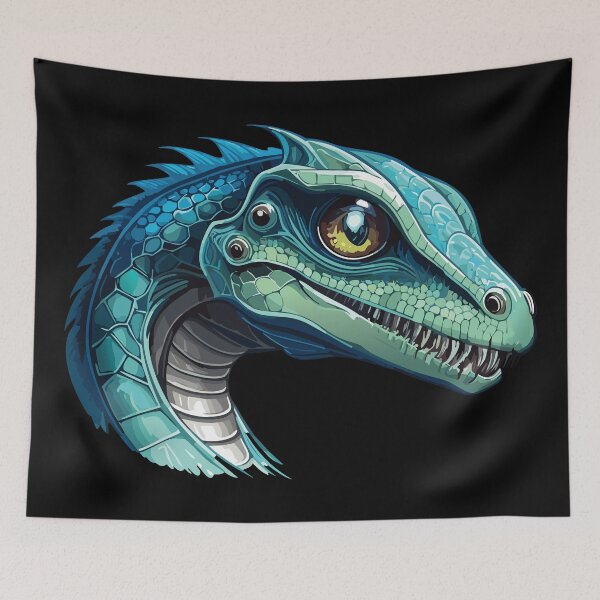 Item preview, The Intergalactic Blue Dragon Reptilian Alien designed and sold by GBD888.