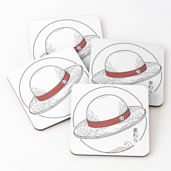Item preview, Straw Hat Minimalist Japanese Line Art Design designed and sold by FrostedCanvas.
