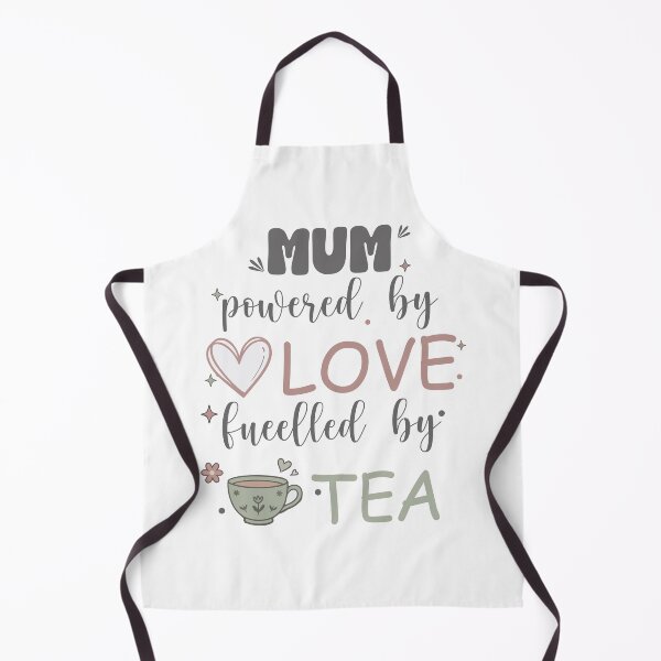 Item preview, Cute Tea Lover Mum Typography Design with Hearts designed and sold by FrostedCanvas.