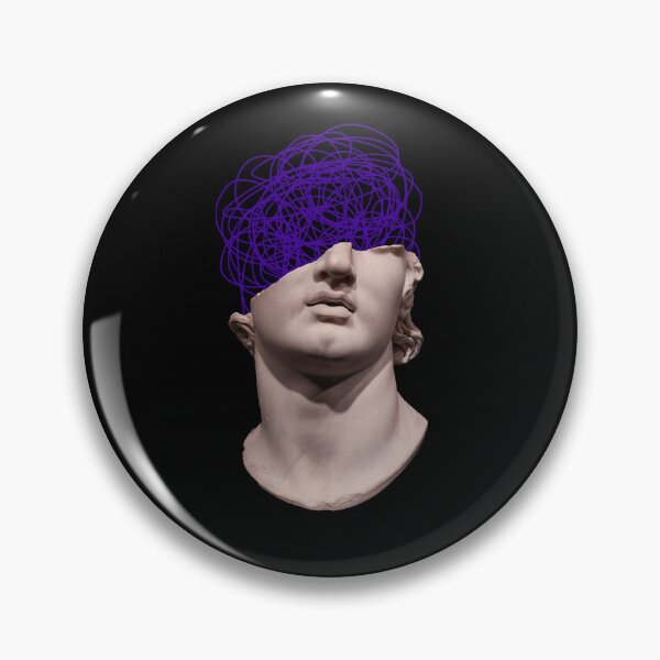 Item preview, Overthinking Statue - Mental Chaos Abstract Greek Sculpture Art designed and sold by fotoNoz.