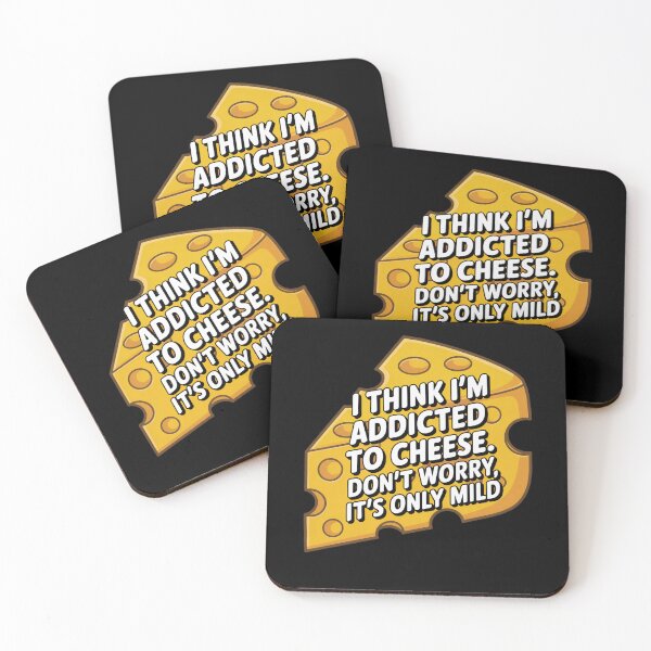 Item preview, Funny Humor I think I'm addicted to cheese designed and sold by fantasticdesign.