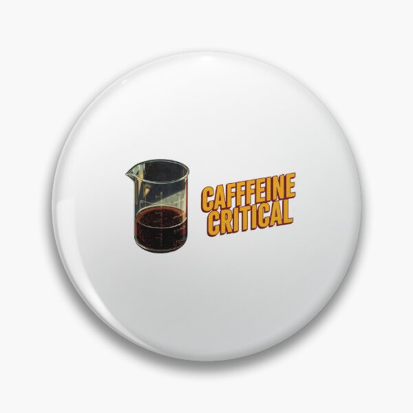 Item preview, Caffeine Critical - Laboratory Beaker Coffee Chemistry Art designed and sold by fotoNoz.
