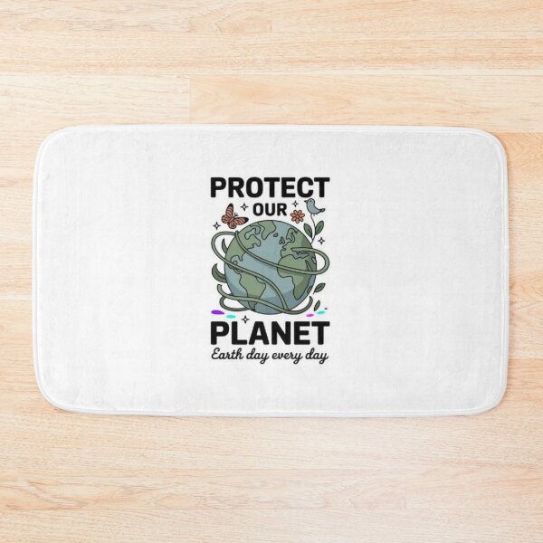 Item preview, Protect Our Planet Earth Day Every Day T-Shirt – Cute Eco Friendly Globe Design for Nature Lovers & Sustainable Gift Buyers designed and sold by GemBob Creations.
