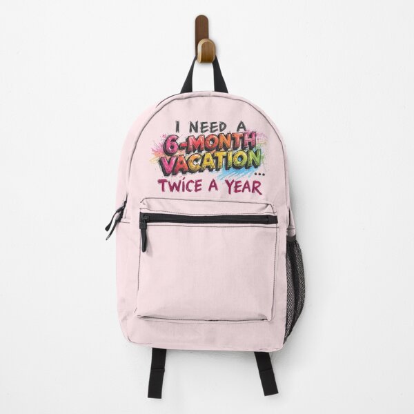 Item preview, “I need a 6-month vacation… twice a year.” - Misty Rose designed and sold by Grixel's Paang Gala Shop.