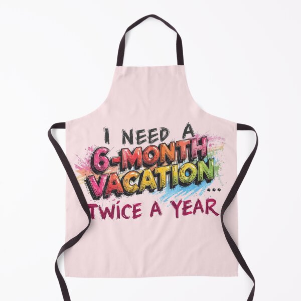 Item preview, “I need a 6-month vacation… twice a year.” - Misty Rose designed and sold by Grixel's Paang Gala Shop.