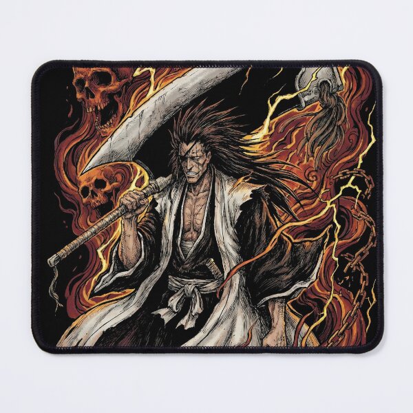 Item preview, Bleach Zaraki Kenpachi Nozarashi Bankai Art designed and sold by Senpaiwaves.