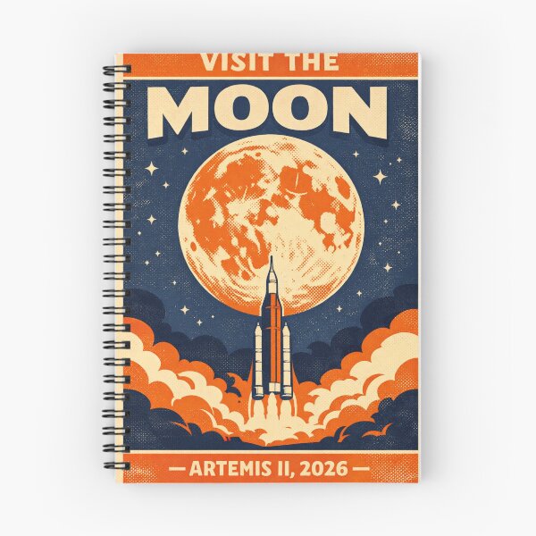 Item preview, Artemis II  Vintage poster  designed and sold by wilnickvisuals.