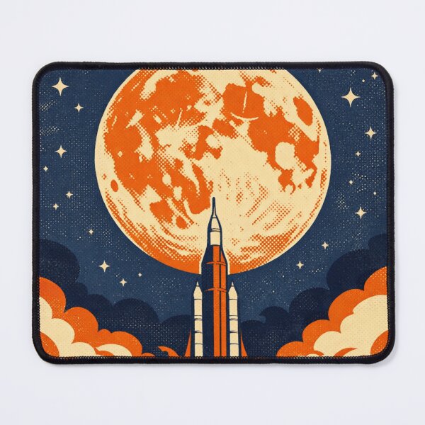 Item preview, Artemis II  Vintage poster  designed and sold by wilnickvisuals.