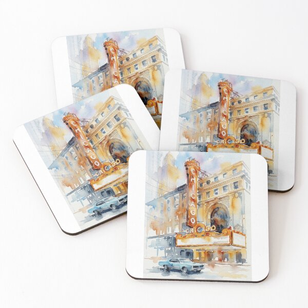 Item preview, Chicago Theatre Watercolor designed and sold by caracatita75.