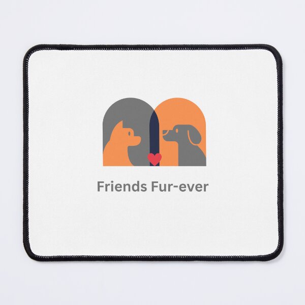 Item preview, Friends Fur Ever – Cute Dog Friendship Design designed and sold by gluxdesing.