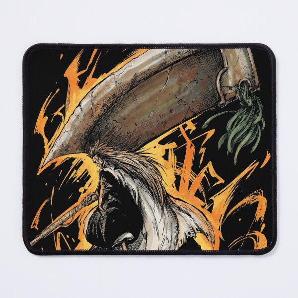 Item preview, Bleach Kenpachi Zaraki Spiky Black Hair Portrait designed and sold by Senpaiwaves.