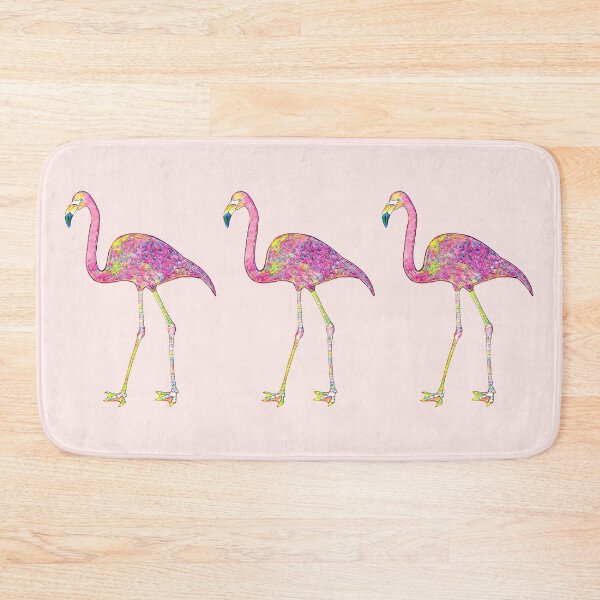 Item preview, Colorful Mosaic Pop Art Flamingo Art designed and sold by Rosemarie Guieb Designs.