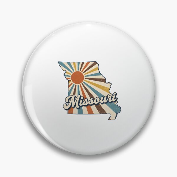 Item preview, Missouri Retro Sunset State Silhouette – Vintage Distressed Design designed and sold by Paper Drip.
