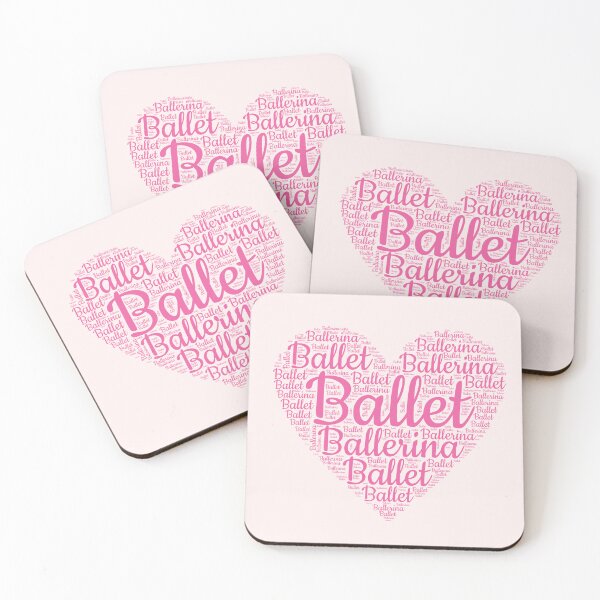 Item preview, Ballet Ballerina Heart Word Cloud Art designed and sold by Rosemarie Guieb Designs.