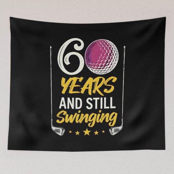 Item preview, 60 Years And Still Swinging Golf 60th Birthday designed and sold by TshirtsOnline-.