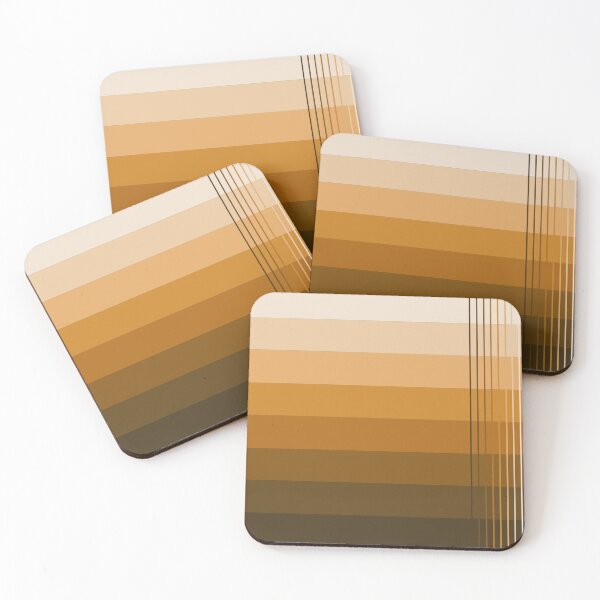 Item preview, Simple design from shades from orange to dark brown designed and sold by Cherevan.