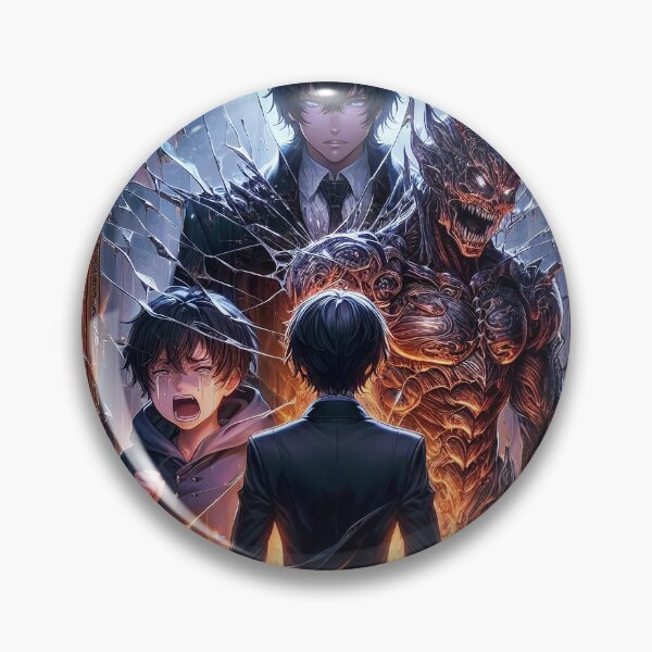 Item preview, The Dark Side Within: Shattered Mirror Reflection of Inner Demons and Hidden Trauma Anime designed and sold by MouradStudio.