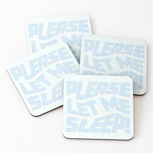 Item preview, Please Let Me Sleep Funny Sleep Quote designed and sold by Rosemarie Guieb Designs.