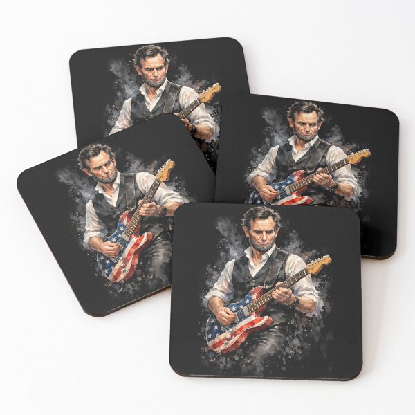 Artikelvorschau, Abraham Lincoln spielt Gitarre entworfen und verkauft von will freed18.
