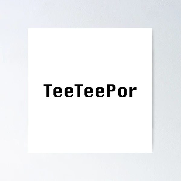 TeeTeePor Logo Text -- Stickers, Phonecase, T-Shirts, Hat