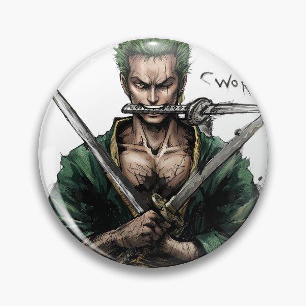 Item preview, Roronoa Zoro Three Sword Style - One Piece Anime Elite Art designed and sold by kitastylish.
