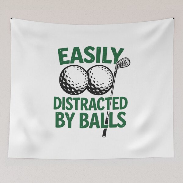 Item preview, Easily Distracted By Balls designed and sold by TshirtsOnline-.