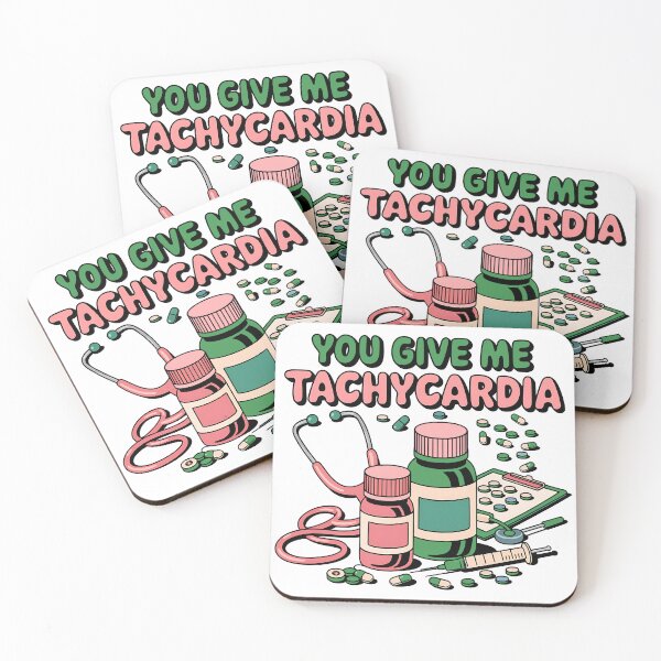 Item preview, You Give Me Tachycardia Funny Nurse Humor designed and sold by ShopVelona.