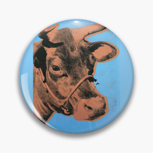 Item preview, Pop Art - Cow Brown Cyan designed and sold by ArtPlus+.