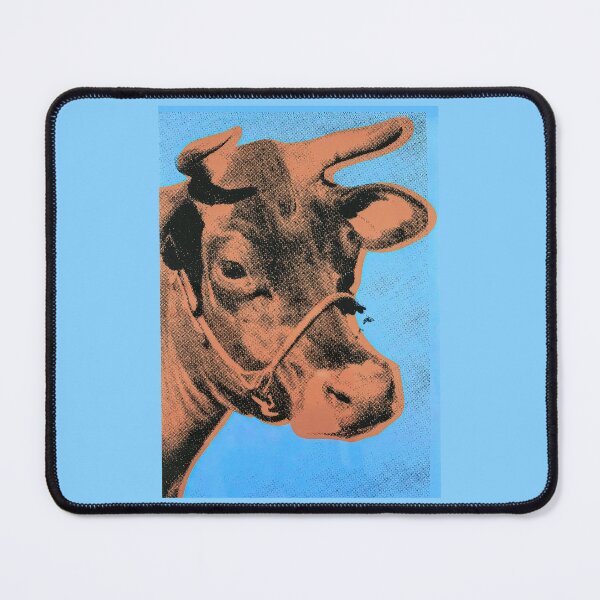 Item preview, Pop Art - Cow Brown Cyan designed and sold by ArtPlus+.