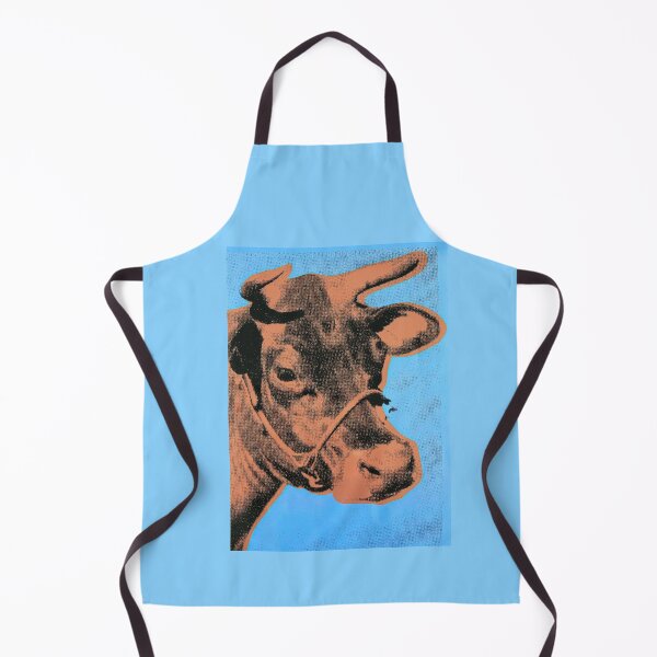 Item preview, Pop Art - Cow Brown Cyan designed and sold by ArtPlus+.