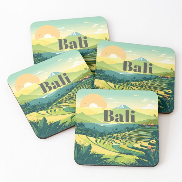 Artikelvorschau, Einfache Reiseillustration Bali entworfen und verkauft von Imagined Creations .