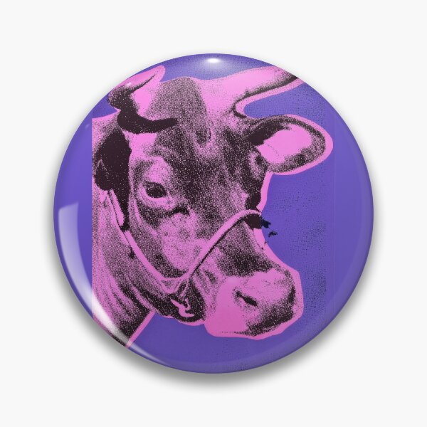 Item preview, Pop Art - Cow Pink Violet designed and sold by ArtPlus+.
