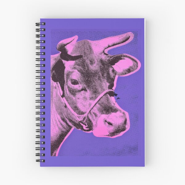 Item preview, Pop Art - Cow Pink Violet designed and sold by ArtPlus+.