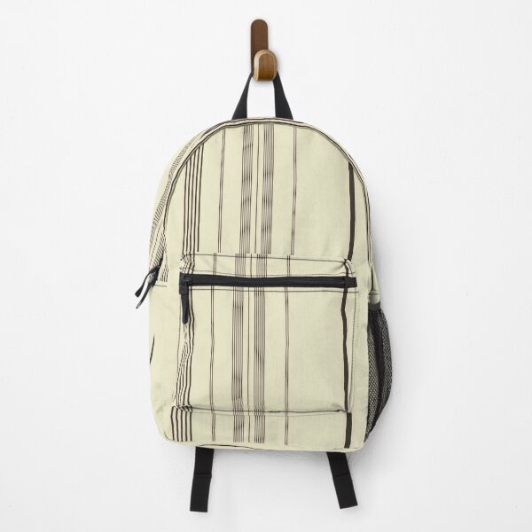 Item preview, Minimal Beige and Black Vertical Stripes – Subtle Elegant Modern Pattern designed and sold by WildHugeDot.