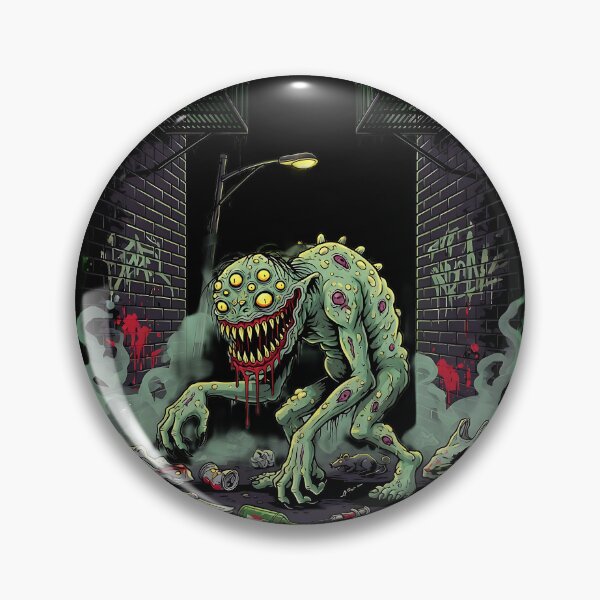 Item preview, Monstrous Alley Creature Horror designed and sold by Chaotic Cuties.