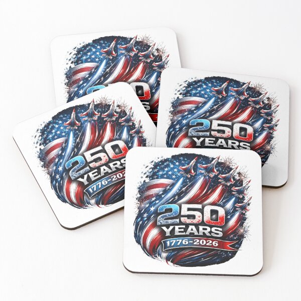 Item preview, USA 250 Years 1776–2026 Patriotic Military Design, American Flag Jets 4th of July Independence Celebration designed and sold by Polarisofficial.