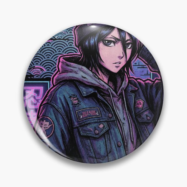 Artikelvorschau, Rukia Kuchiki Schwarzes Haar Soul Reaper Druck entworfen und verkauft von Senpaiwaves.