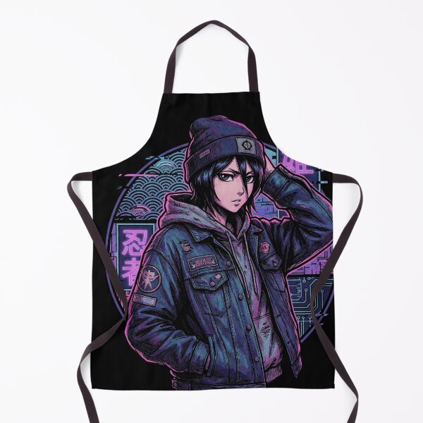 Item preview, Rukia Kuchiki Black Hair Soul Reaper Print designed and sold by Senpaiwaves.