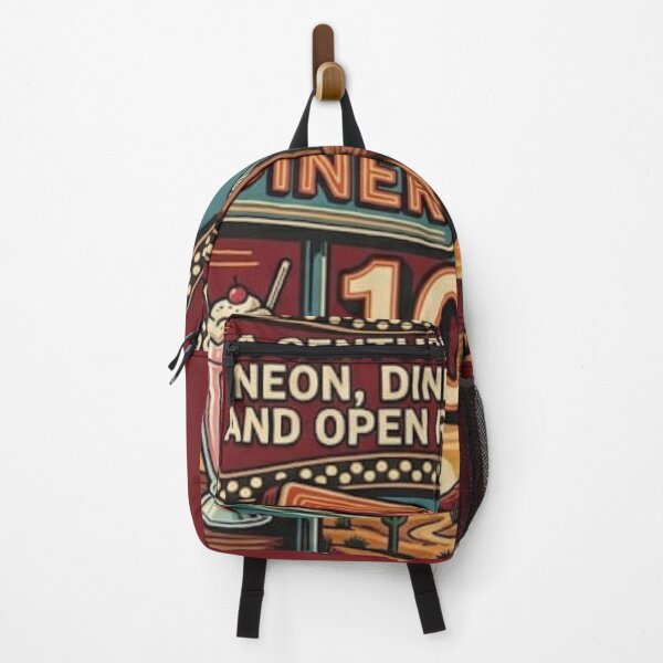 Item preview, Route 66 Diner 100th Anniversary T-shirt | Retro Neon Road Sign designed and sold by LaModaLoKa01.