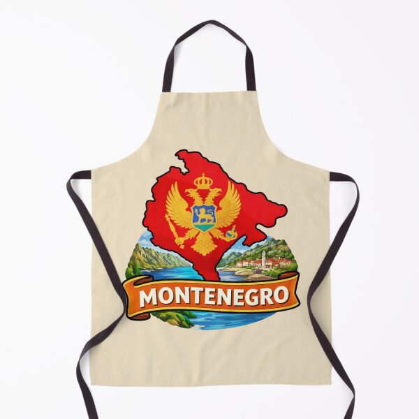 Item preview, Montenegro Map & Bay of Kotor designed and sold by Myra365Art.