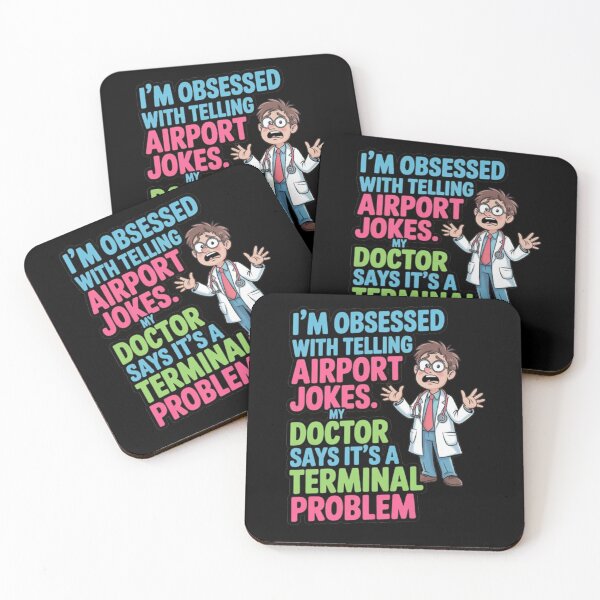 Item preview, Funny Humor I'm obsessed with telling airport jokes.  designed and sold by fantasticdesign.