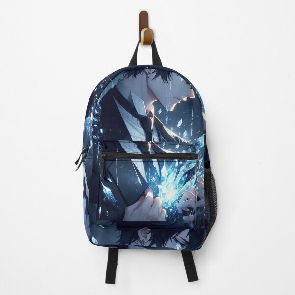 Item preview, Frozen Sorrow: Tragic Anime Boy Crying Ice Crystals From His Broken Heart designed and sold by MouradStudio.