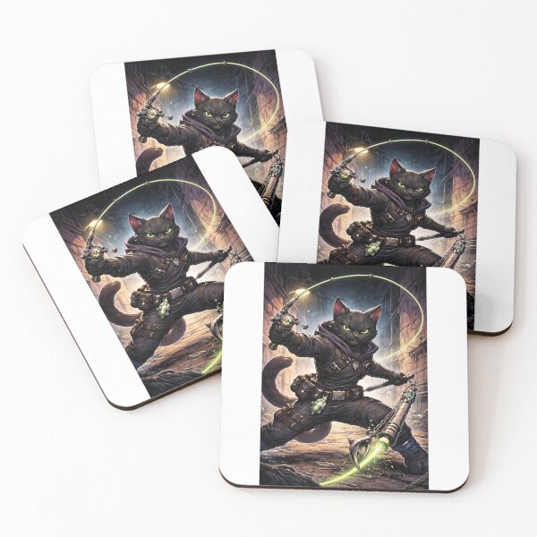 Item preview, Black Cat TMNT Style designed and sold by Mairk-Studios.