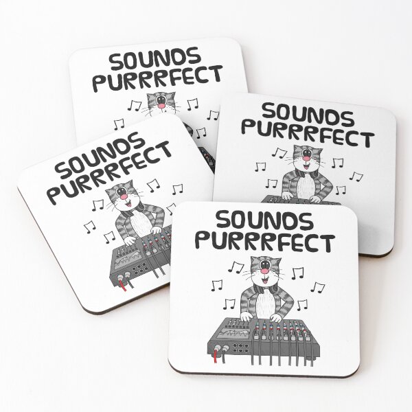 Item preview, Cat Sound Engineer, Sounds Purrrfect, Musician Funny designed and sold by doodlerob.