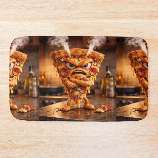 Artikelvorschau, Wütende Pizza entworfen und verkauft von AwesomeDigiShop.