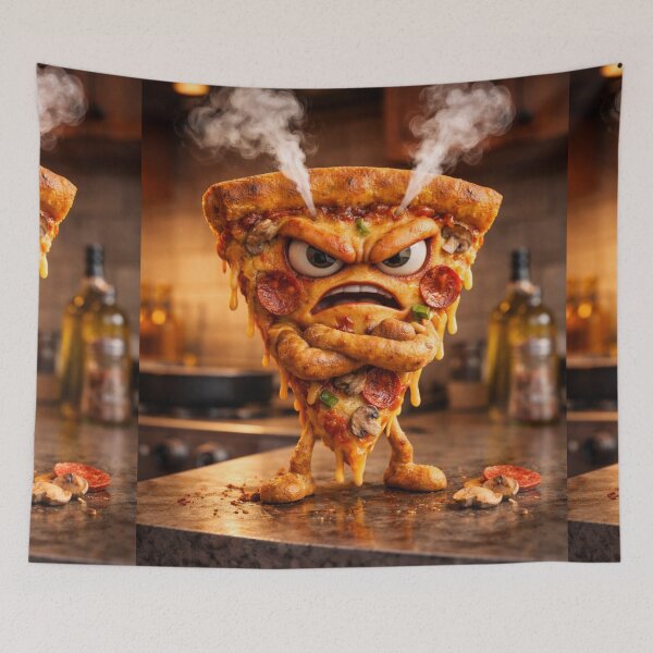 Item preview, Angry Pizzaa designed and sold by AwesomeDigiShop.