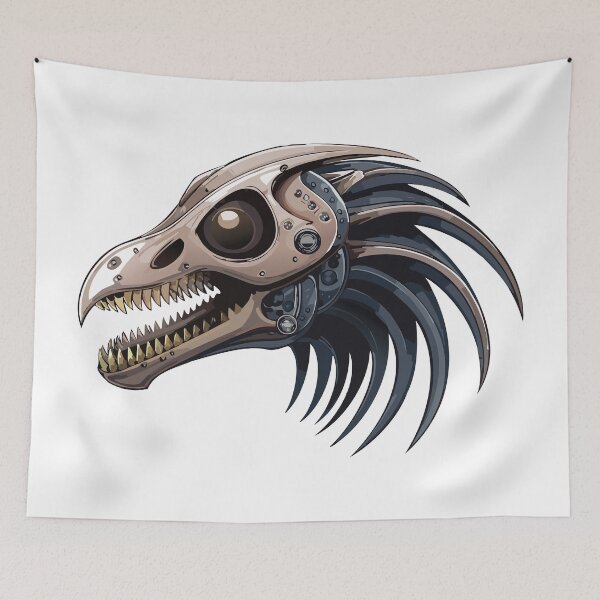 Item preview, Terrifying Brown Xenomorph Alien  Skull designed and sold by GBD888.
