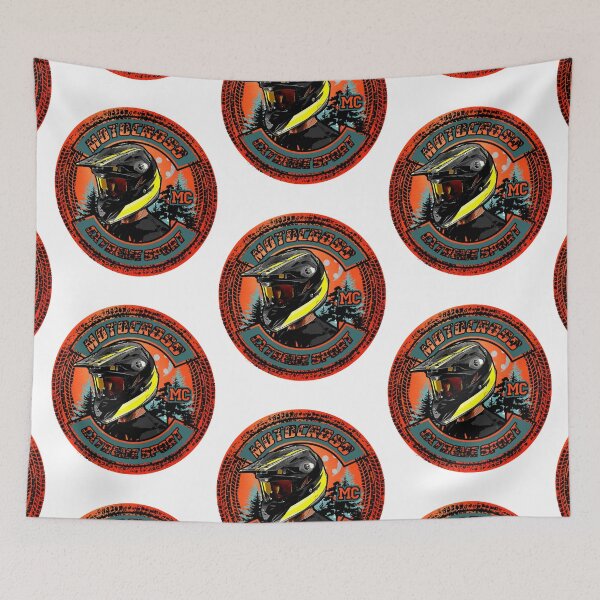 Item preview, Motocross Helmet Rider Badge Design designed and sold by Szpaku desart .