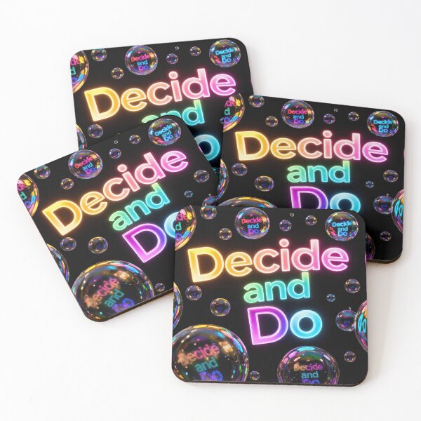Item preview, Neon Bubbles with Motivational Quote designed and sold by Maria Dryfhout.